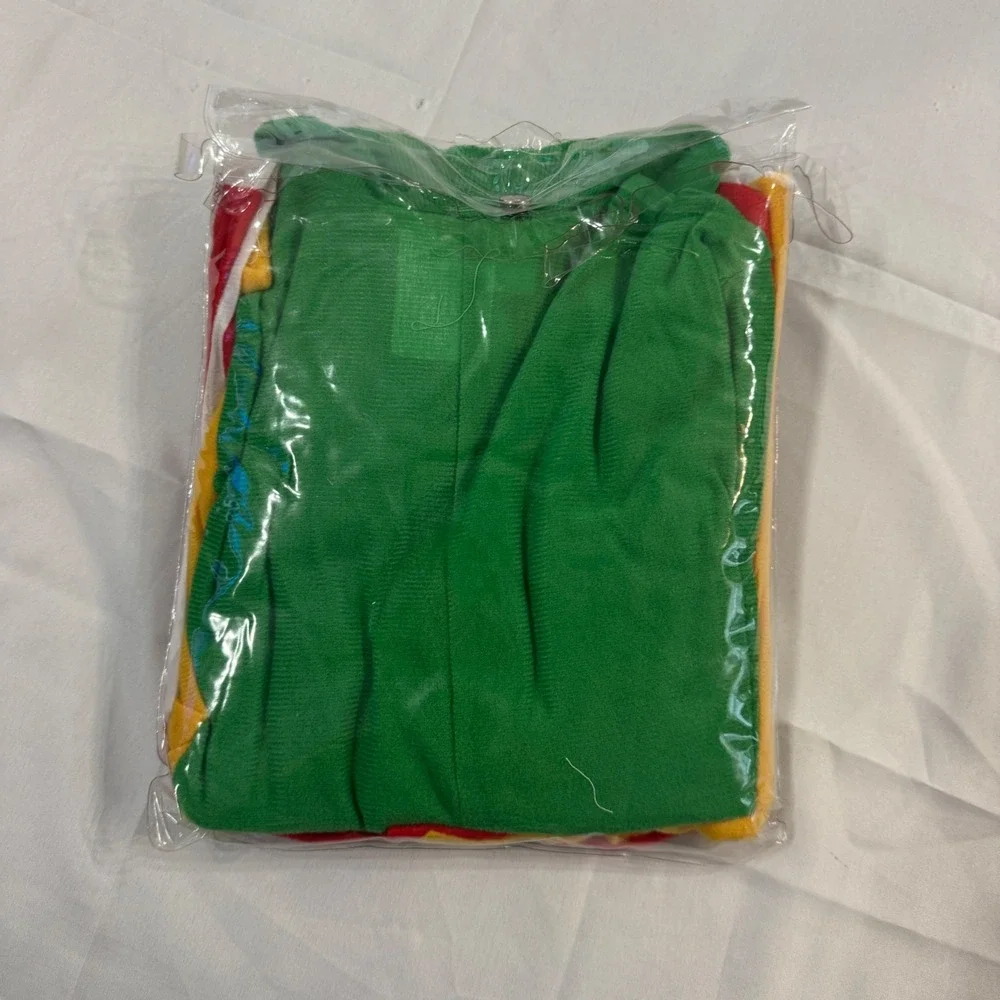 Vintage 1995 Ernie The Keebler Elf Halloween Costume Kids Size 6-8 New In Bag